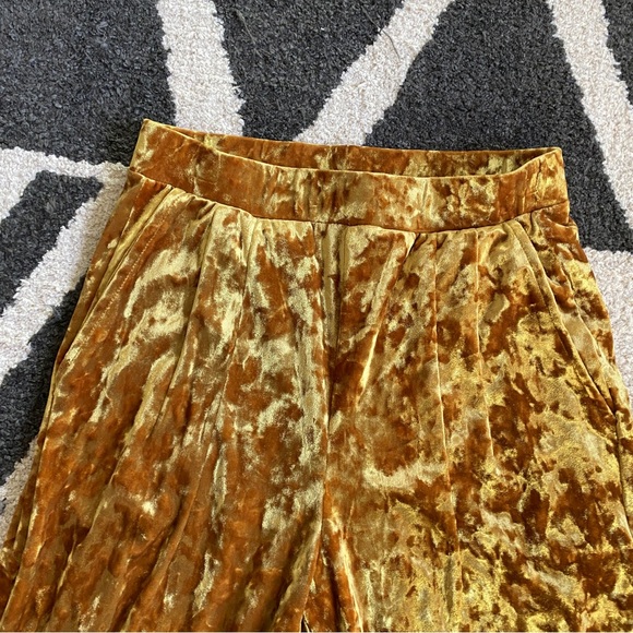 Lieth crushed velvet elastic wait pant XS - Picture 3 of 6